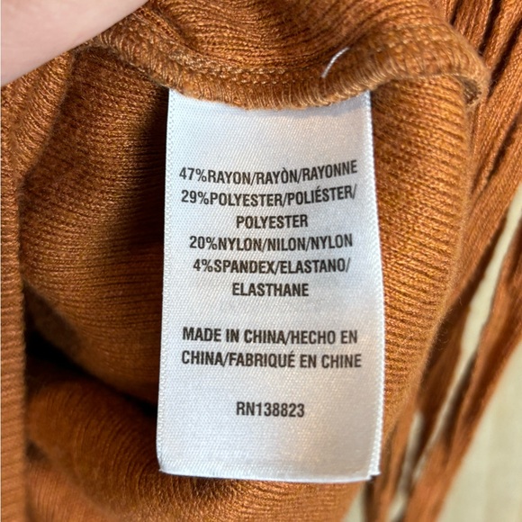 Idyllwind Women's Levy Lane Fringe Rib Knit Tank Pecan Medium - Picture 4 of 6